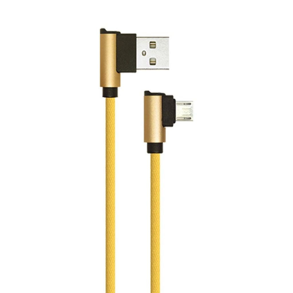 1 M Micro USB Cable Gold - Diamond Series