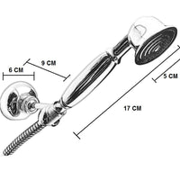 Set doccia supporto doccia in ottone con doccetta e flessibile