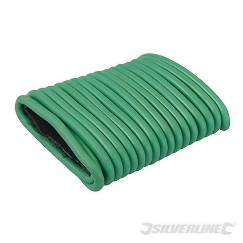 Legacci metallici da giardino riutilizzabili Silverline resistenti al congelamento - 4,8 mm x 5 m