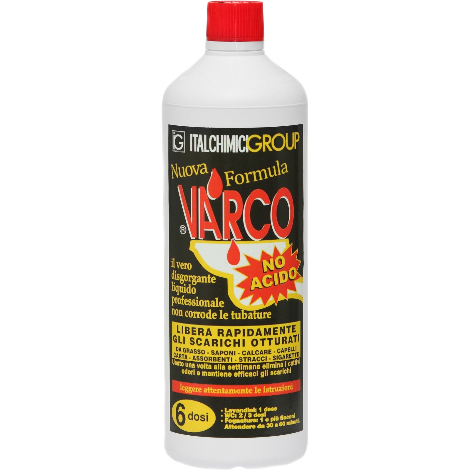 6pz disgorgante liquido varco no acido ml.750 8709