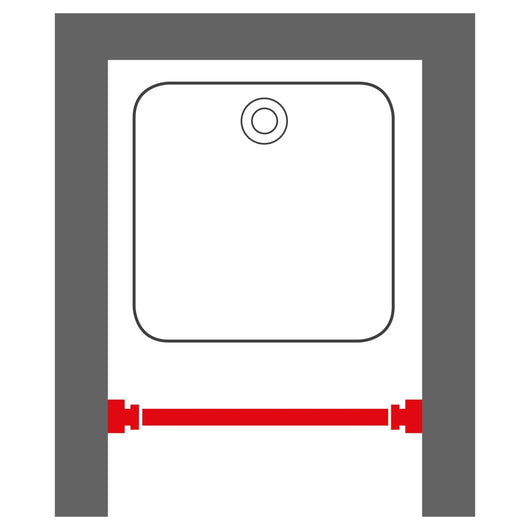 Sealskin Barra Telescopica per Tenda Doccia 115 cm Cromata 426412