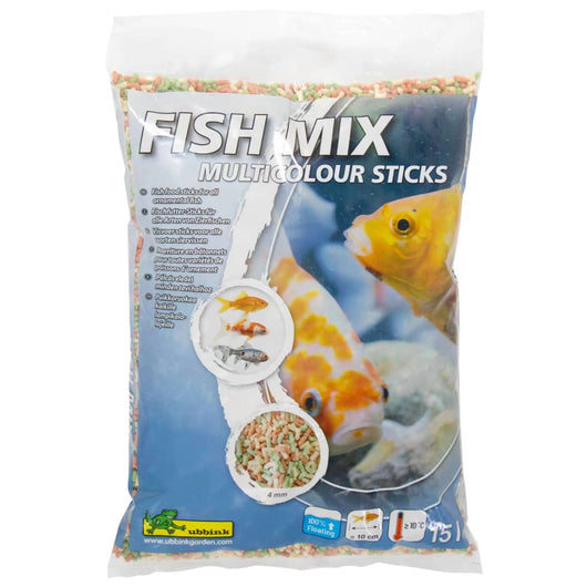 Ubbink Mangime per Pesci Fish Mix Multicolour Sticks 4 mm 15 L 447541