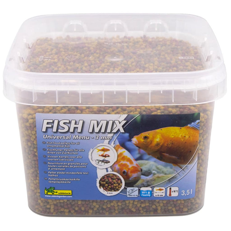 Ubbink Mangime per Pesci Fish Mix Universal Menu 3 mm 3,5 L 447542