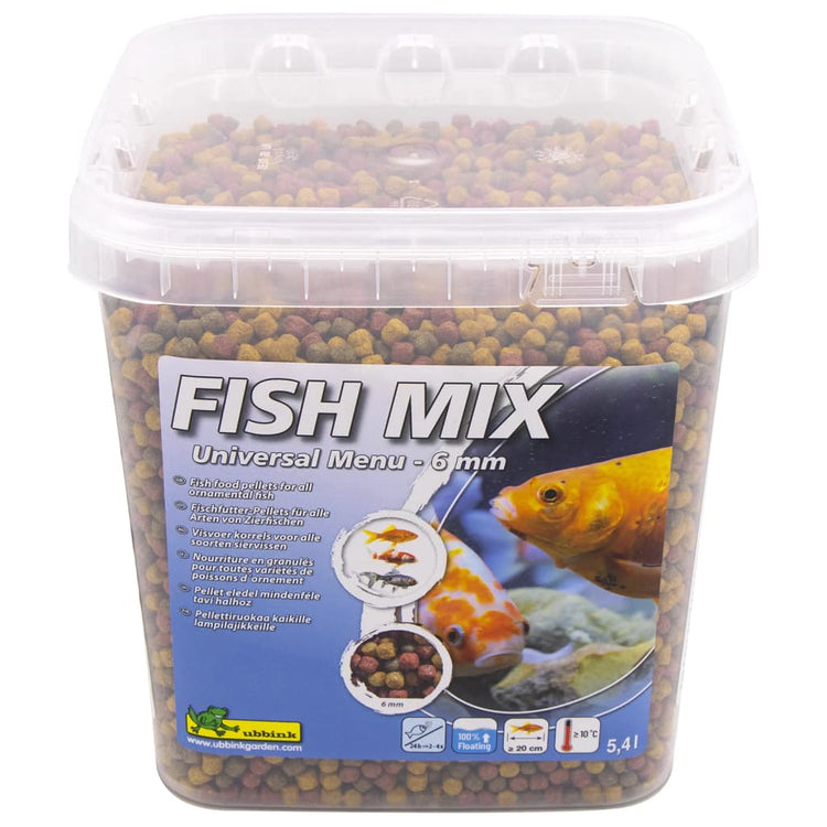 Ubbink Mangime per Pesci Fish Mix Universal Menu 6 mm 5,4 L 447545