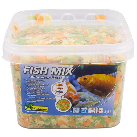 Ubbink Mangime per Pesci Fish Mix Multicolour Flakes 5-20 mm 3,5 L 447546