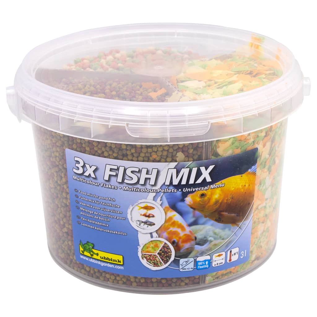 Ubbink Mangime per Pesci Multi-Mix Fish Mix 3 L 447547