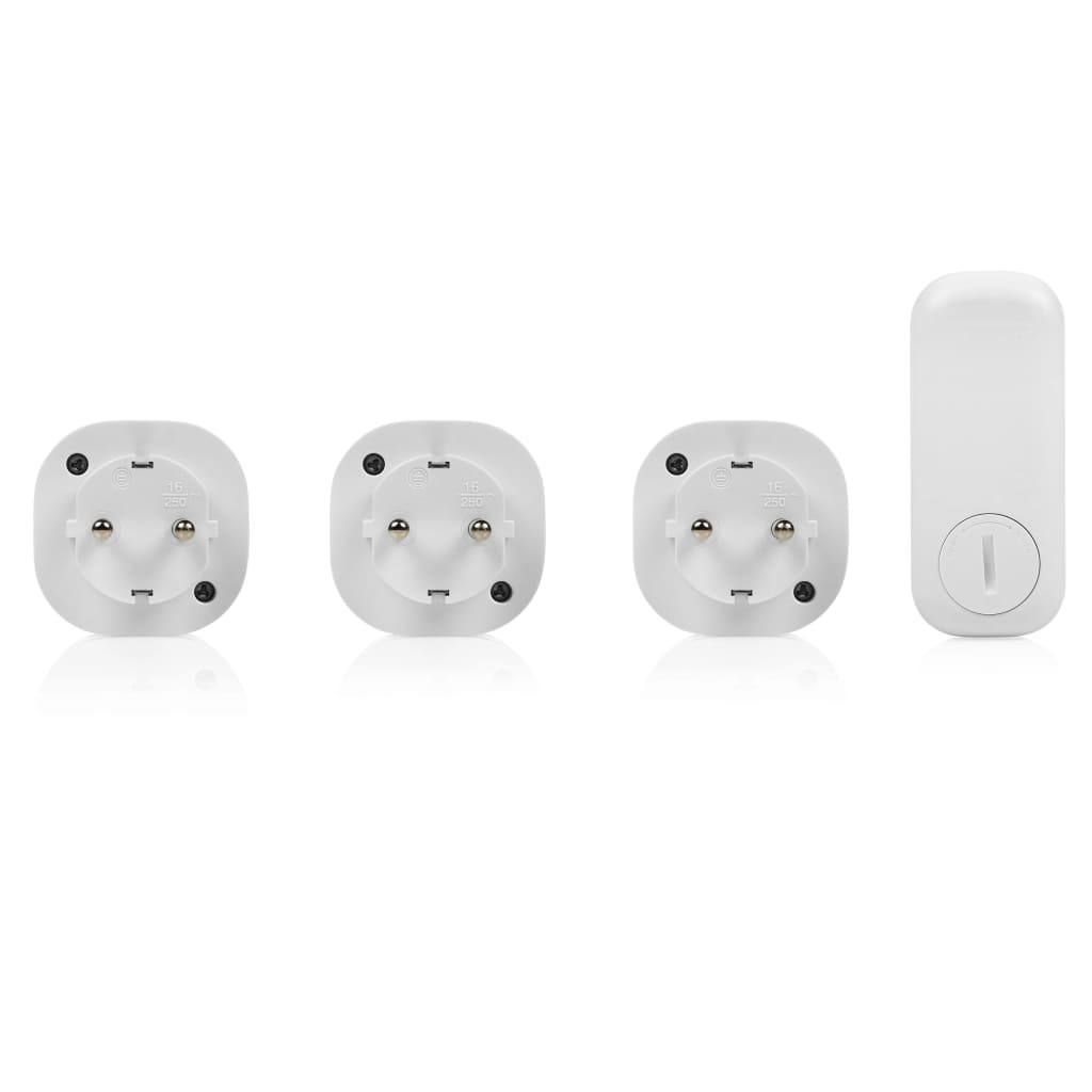 Smartwares Set di Mini Interruttori per Interni 8x5,5x5,5 cm Bianco 436832