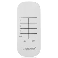 Smartwares Set di Mini Interruttori per Interni 8x5,5x5,5 cm Bianco 436832