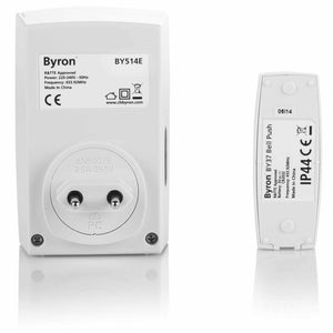 Byron Set Campanello Senza Fili con Spina BY514E 125 m 10.007.88 422889