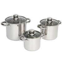 Bo-Camp Set Pentole da Cucina 3 Pz Royal Plus 1,3/2/3 L 2100940