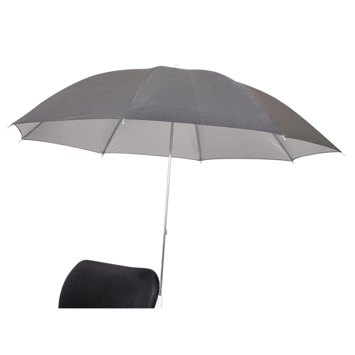 Bo-Camp Parasole Universale per Sedia 106 cm Grigio 441591