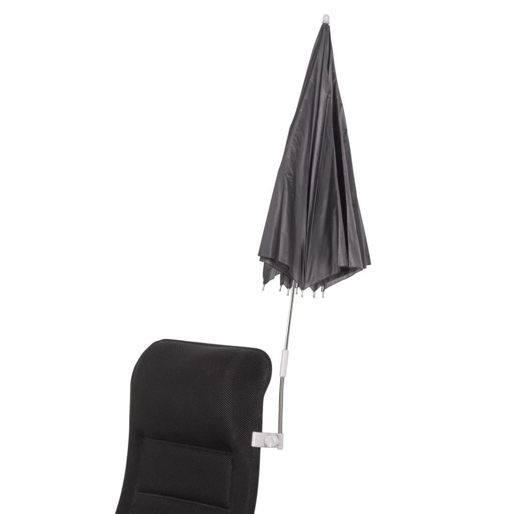 Bo-Camp Parasole Universale per Sedia 106 cm Grigio 441591