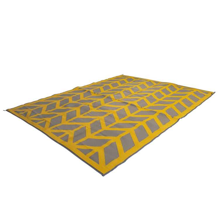 Bo-Camp Tappeto da Esterno Chill mat Flaxton 2,7x2 m Giallo Ocra