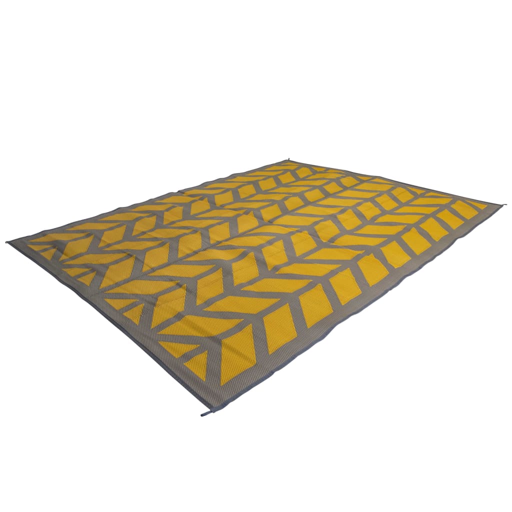 Bo-Camp Tappeto da Esterno Chill mat Flaxton 2,7x2 m Giallo Ocra