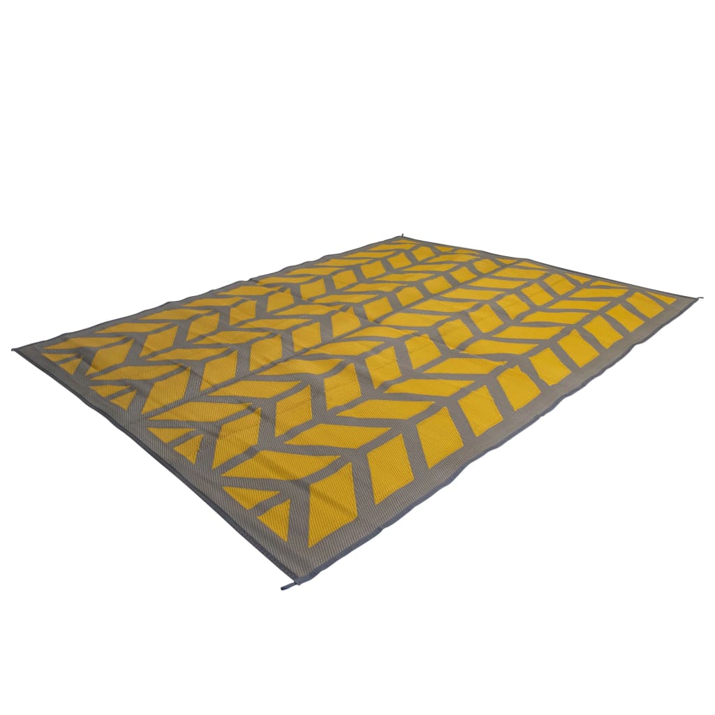 Bo-Camp Tappeto da Esterno Chill mat Flaxton 2,7x3,5m Giallo Ocra