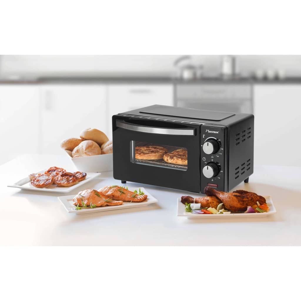 Bestron Mini Forno con Griglia AOV9 Nero 800W 9L 425251