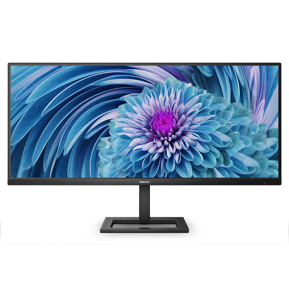 Philips e line 346e2lae/00 led display 86,4 cm (34") 3440 x 1440 pixel wide quad hd lcd nero