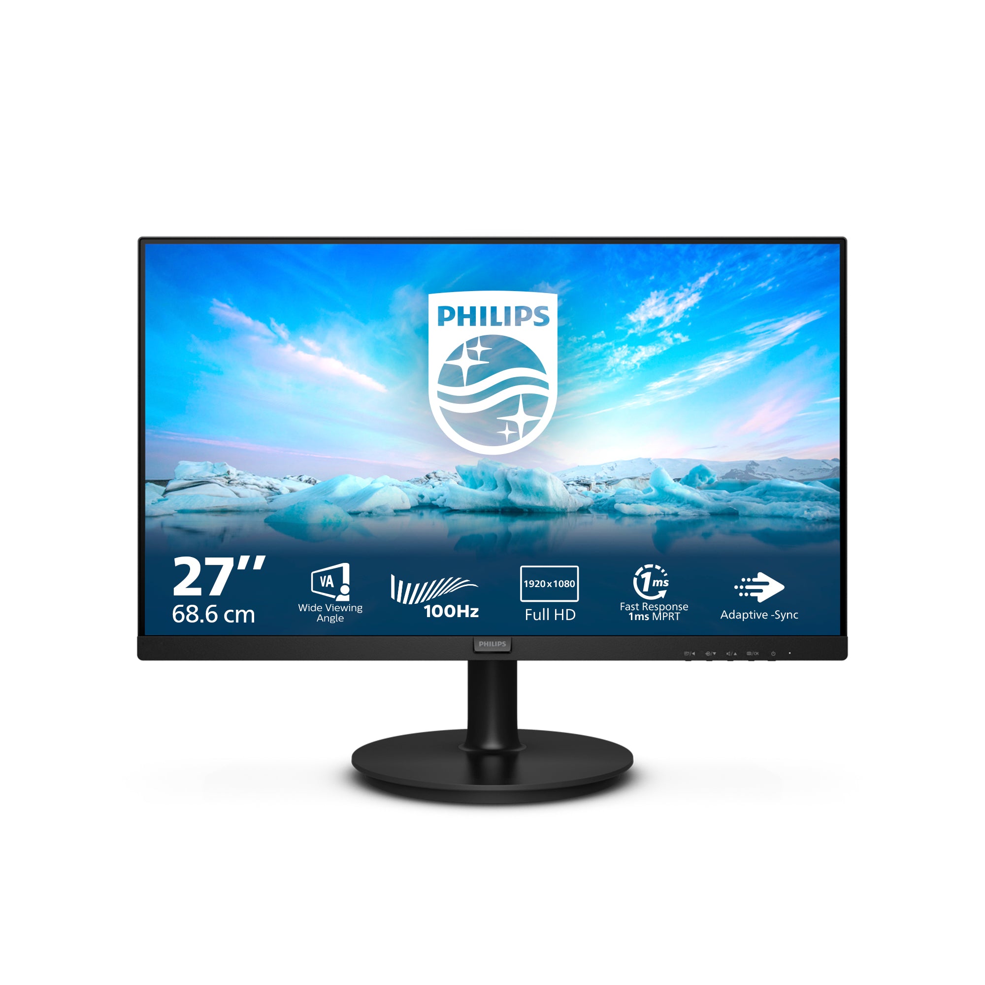 Philips v line 271v8lab/00 monitor pc 68,6 cm (27") 1920 x 1080 pixel full hd lcd nero