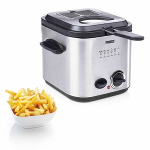 Princess Mini Friggitrice e Set per Fonduta 840 W 1,2 L Argento 182611 422279