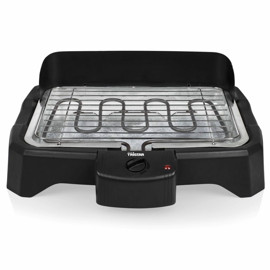 Tristar Barbecue da Tavolo Elettrico 2000 W 34,5x23 cm Nero 427145