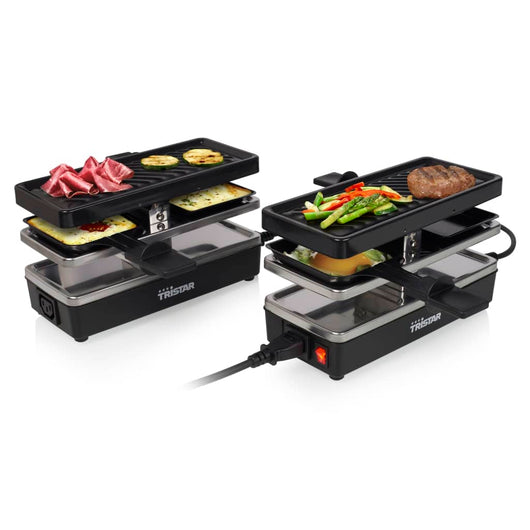 Tristar Griglia per Raclette 4 Persone RA-2742 800W 23,8x10,4cm Nera 439476