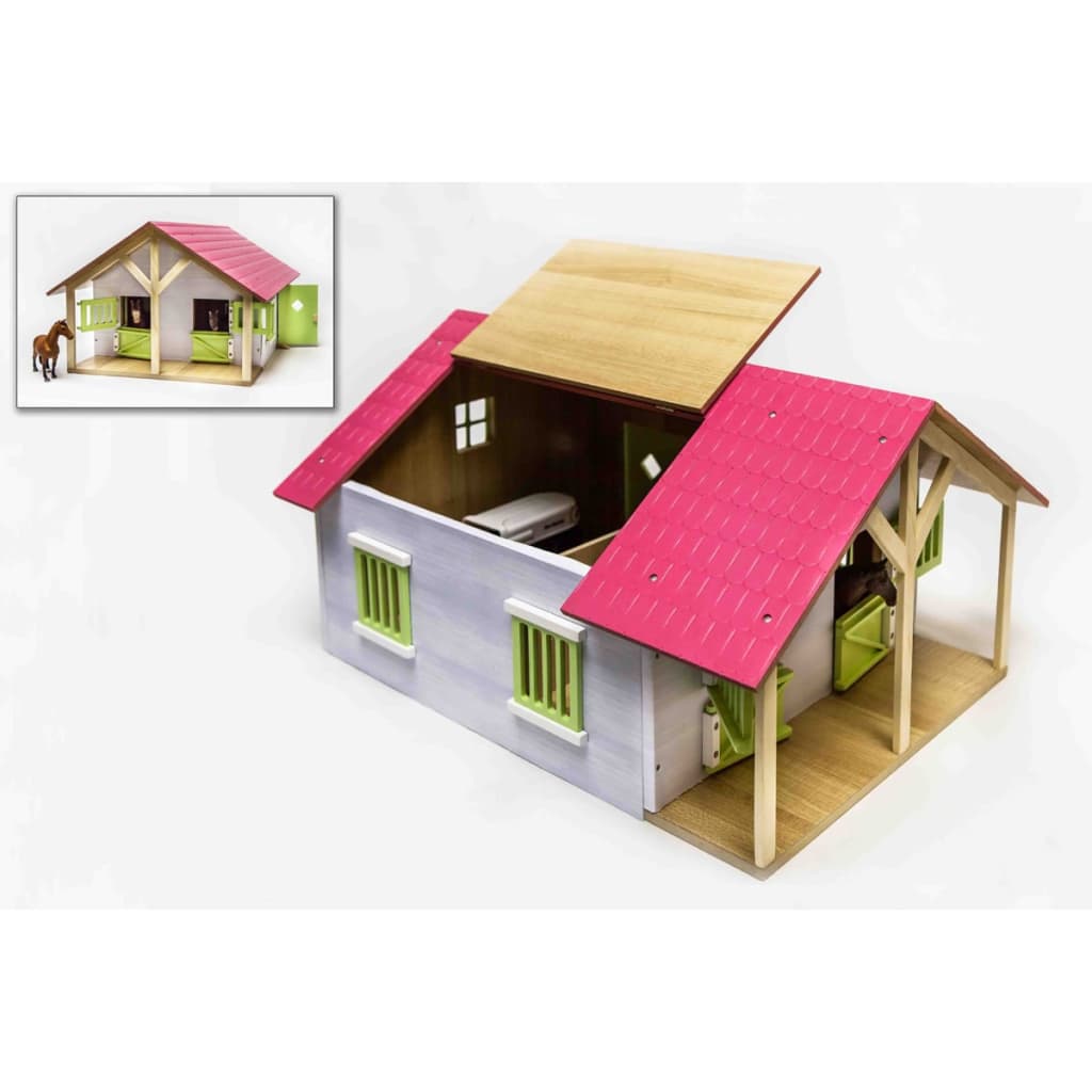 Kids Globe Stalle con 2 Box e 1 Officina 1:24 610168cod mxl 81468