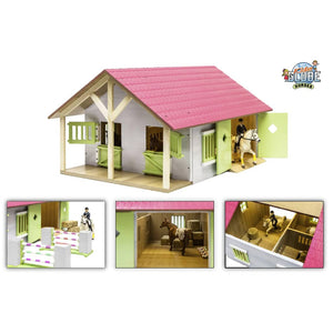 Kids Globe Stalle con 2 Box e 1 Officina 1:24 610168cod mxl 81468