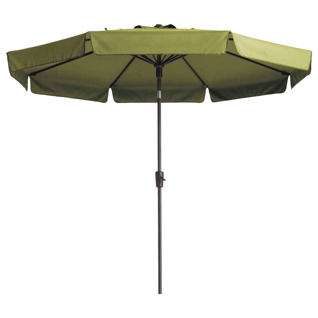 Madison Ombrellone Flores Luxe 300 cm Rotondo Verde Salvia 423700