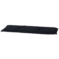 Madison Cuscino per Panche Panama 180x48 cm Nero 419538