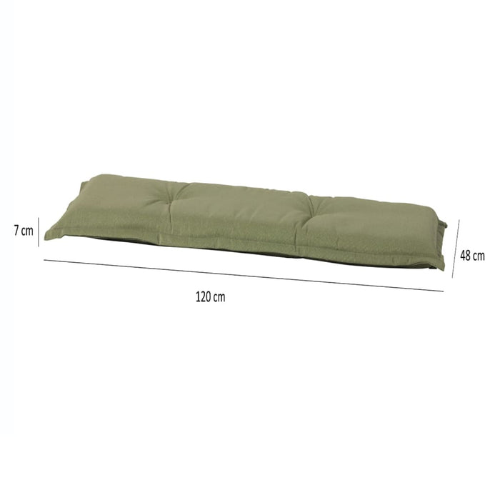 Madison Cuscino per Panche Panama 120x48 cm Verde Salvia 429026