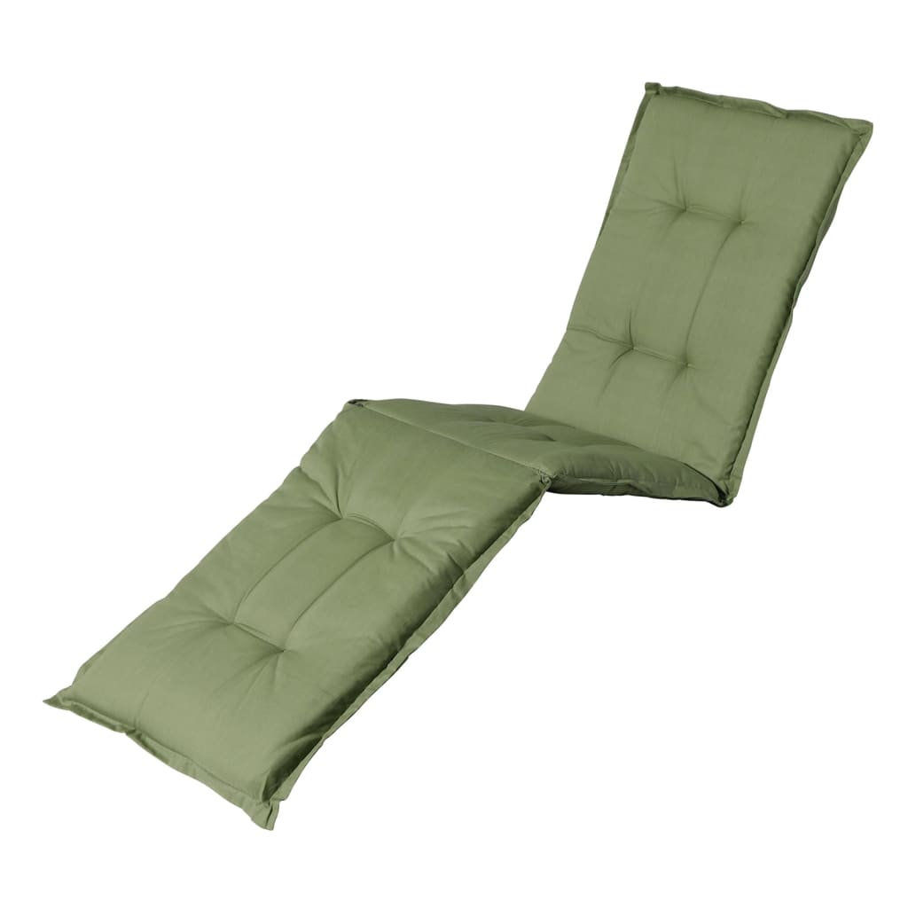 Madison Cuscino per Lettino Prendisole Basic 200x60 cm Verde 447166