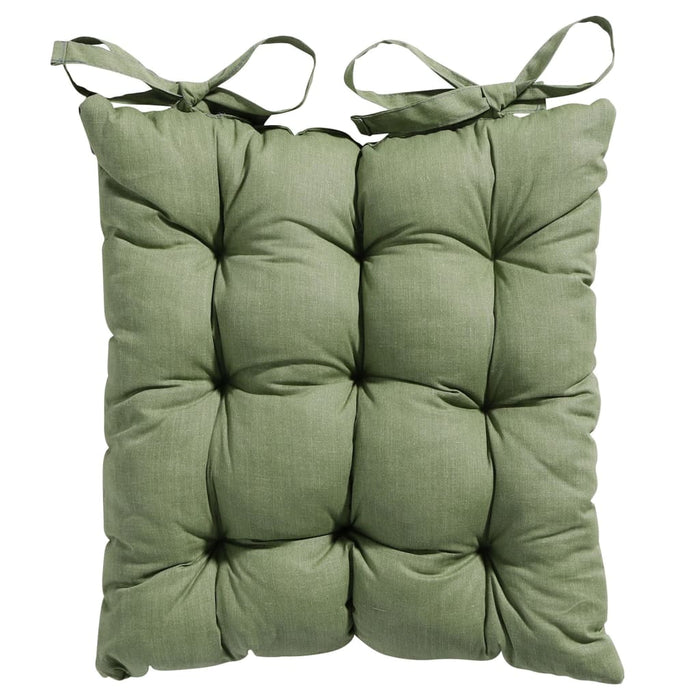 Madison Cuscino per Seduta Toscane Basic 46x46 cm Verde 447170