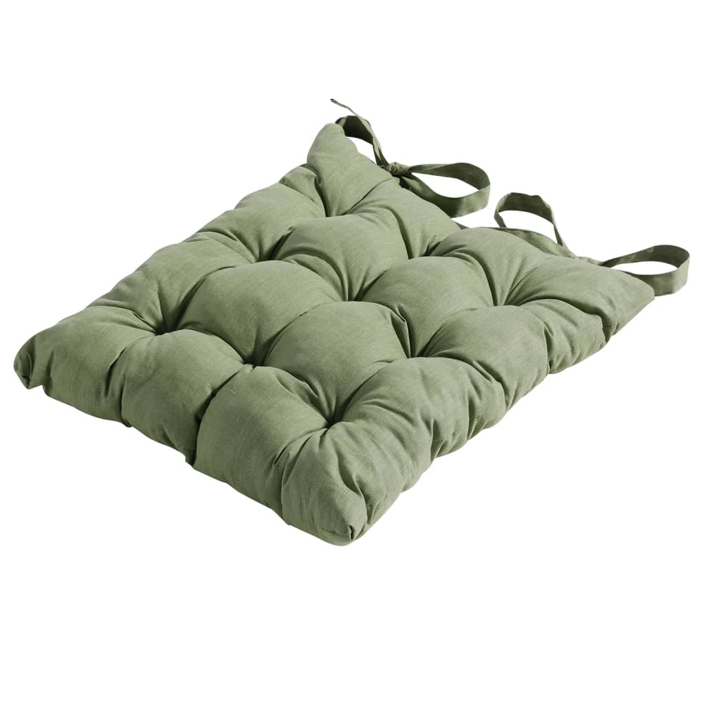 Madison Cuscino per Seduta Toscane Basic 46x46 cm Verde 447170