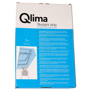 Qlima Kit Montaggio Finestre Condizionatore Portatile WKR 01 Grigio 445680