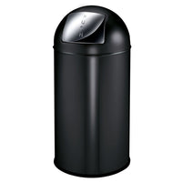 EKO Pattumiera con Coperchio a Pressione 40 L Nero Opacocod mxl 71828