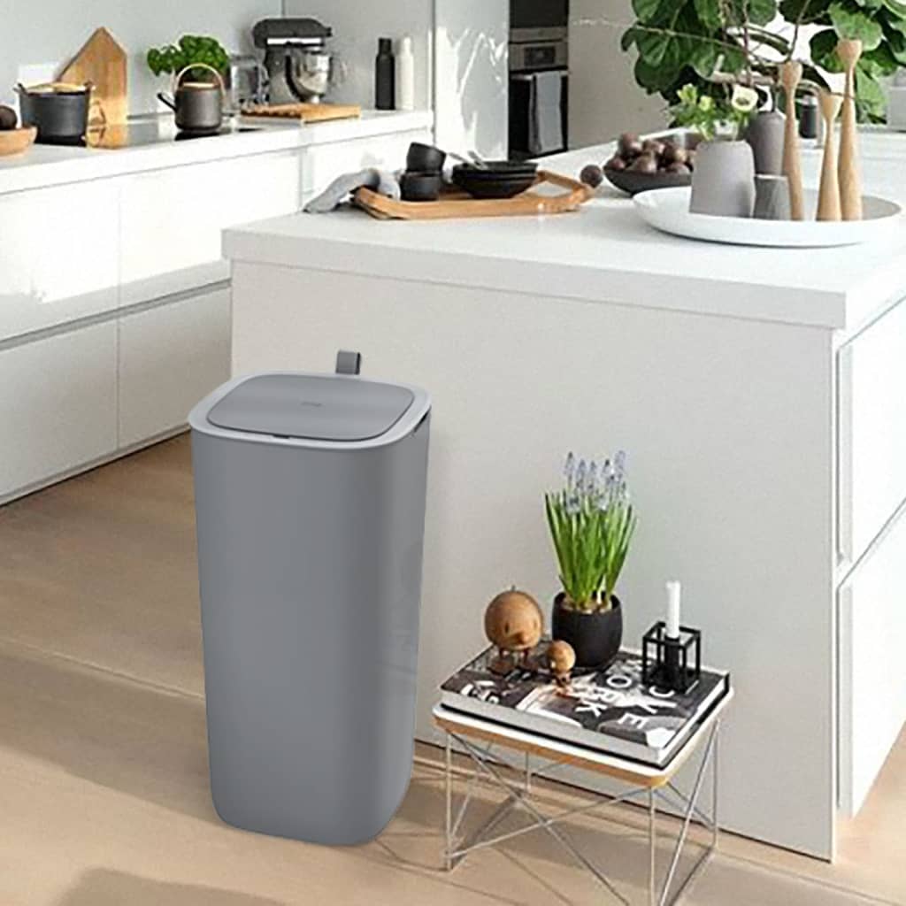 EKO Pattumiera con Sensore Smart Morandi Smart 30 L Grigia 440058