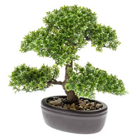 Emerald Ficus Artificiale Mini Bonsai Verde 32 cm 420002cod mxl 105465