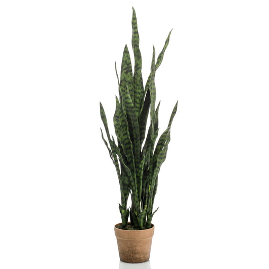 Emerald Pianta Artificiale Sansevieria in Vaso 60 cm 428468