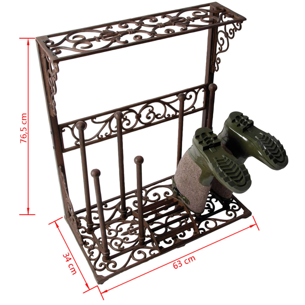 Esschert Design Supporto per Stivali L in Ghisa LH44 cod mxl 49769