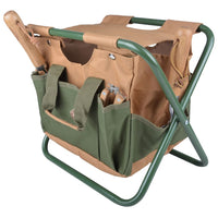 Esschert Design Borsa per Attrezzi da Giardino e Sgabello GT01 421285