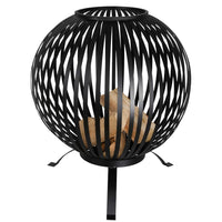 Esschert Design Braciere a Sfera in Acciaio al Carbonio Nero FF400 cod mxl 61186