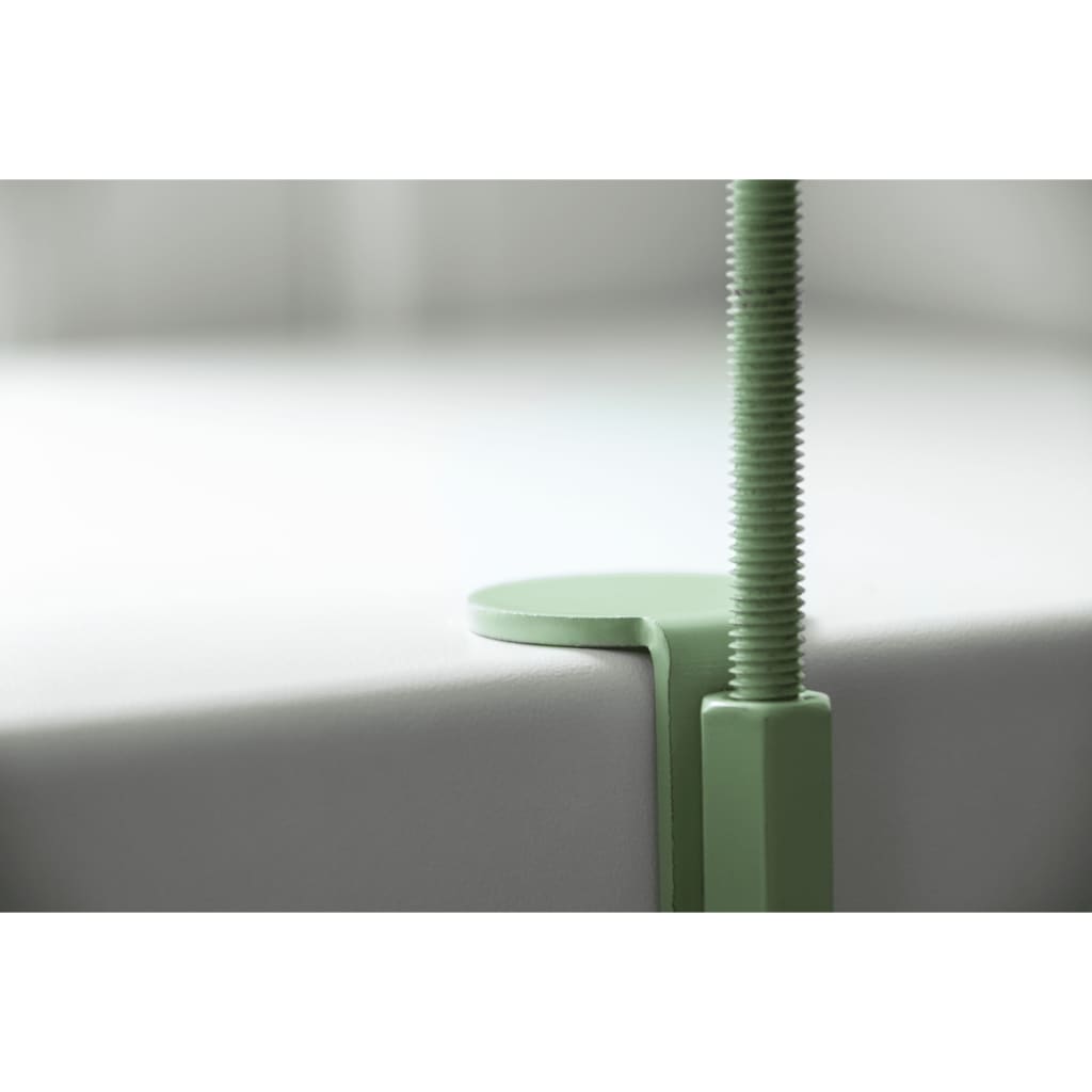 Esschert Design Vassoio per Piante con Morsetto Rotondo Verde M 441020