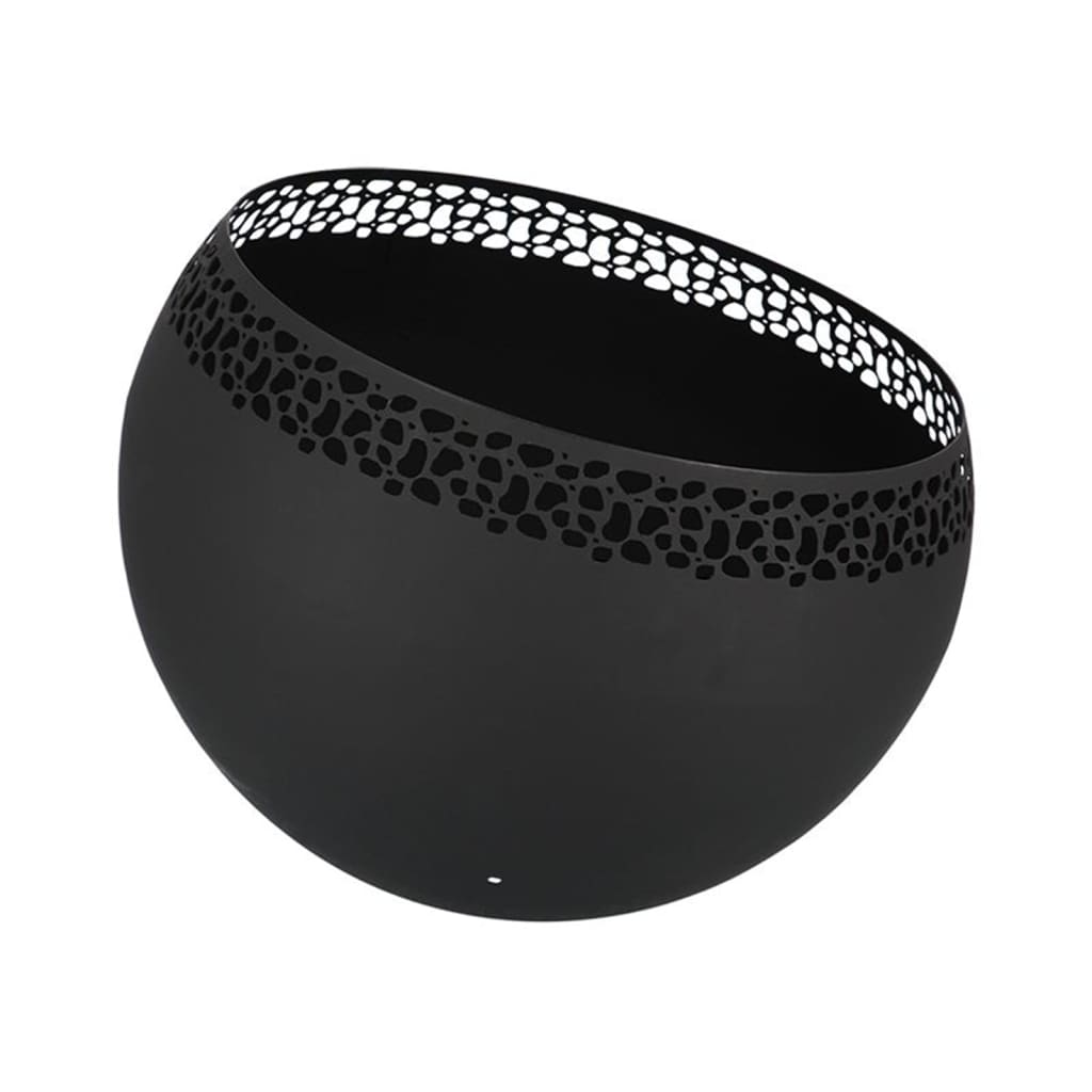 Esschert Design Braciere a Sfera con Fori Nero 442356