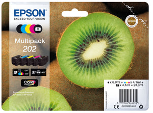 Epson kiwi multipack 5-colours 202 claria premium ink - C13T02E74020