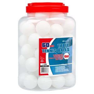 Get & Go Palline per Tennis da Tavolo 60 pz in ABS Bianche 425676