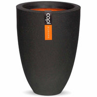 Capi Vaso Urban Smooth Elegante Basso 26x36 cm Nero KBL781