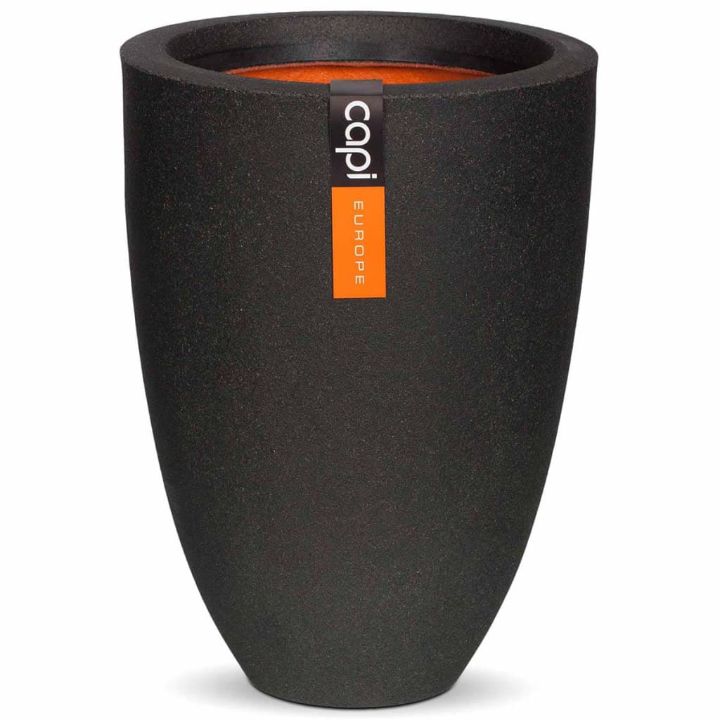 Capi Vaso Urban Smooth Elegante Basso 36x47 cm Nero KBL782 424337