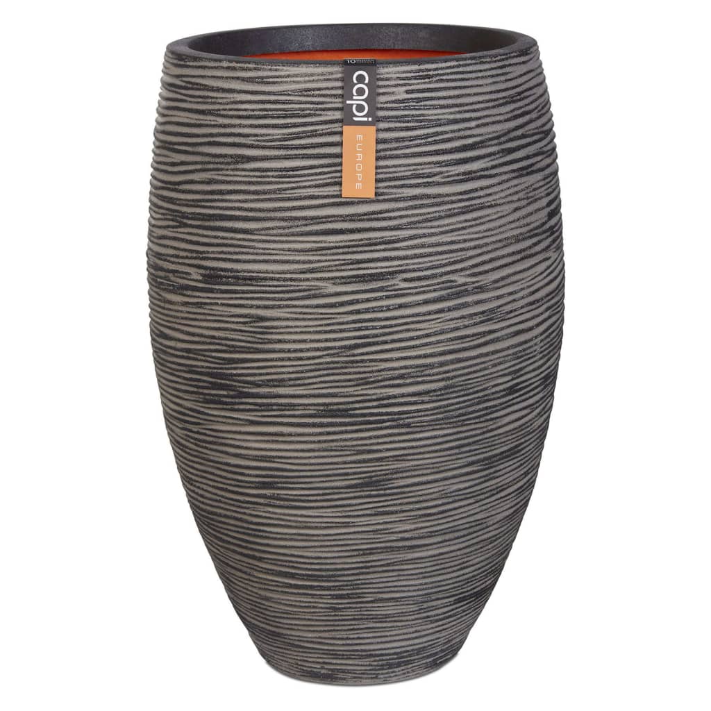 Capi Vaso Nature Rib Elegant Deluxe 45x72 cm Antracite 434857