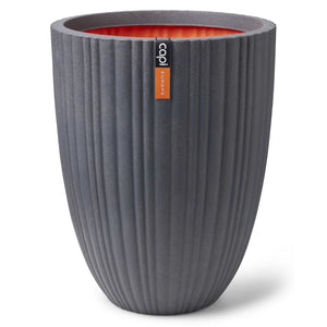 Capi Vaso Urban Tube Elegante Basso 55x73 cm Grigio Scuro 434881