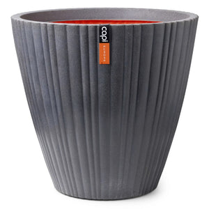 Capi Vaso Rotondo Urban Tube Affusolato 55x52 cm Grigio Scuro 434883